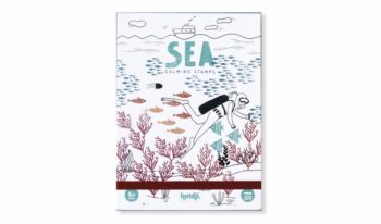 Zestaw stempelków z motywem podwodnym dla dzieci z rybami i nurkiem. Londji Stempelki Sea Calm