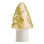 Lampka nocna LED w kształcie grzybka złota dla dzieci. Egmont Toys Lampka nocna LED, Grzybek, złoty