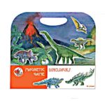 Magnetyczna układanka z dinozaurami kolorowa dla dzieci. Egmont Toys Układanka, gra magnetyczna, Dinozaury