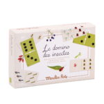 Dwustronne domino z motywem owadów dla dzieci z serii Le Jardin Moulin Roty. Moulin Roty Dwustronne domino OWADY LE JARDIN