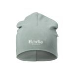 Cienka zielona czapka dla dziecka 2-3 lata z nadrukiem tekstowym. Elodie Details Czapka Pebble Green 2-3 lata