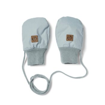 Niemowlęce rękawiczki w kolorze jasnej zieleni z łączącym sznurkiem dla dziecka 0-12 miesięcy. Elodie Details Rękawiczki Pebble Green 0-12 m-cy