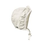 Cienka kremowa czapka zimowa z falbanką dla dziecka 1-2 lata. Elodie Details Czapka Winter Bonnet Creamy White 1-2 lata