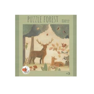 Puzzle tradycyjne 36 elementów z motywem lasu zwierzęta dla dzieci powyżej 3 lat. Egmont Toys Puzzle Las 36 szt