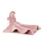 Jellycat - Konik Morski Szmatka Pudrowy Róż 34x34cm Przytulanka