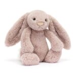 Pluszowy króliczek pudrowy róż 31 cm przytulanka dla dziecka. Jellycat Króliczek Luxe Pudrowy Róż 31 cm Przytulanka Króliczki 31 cm