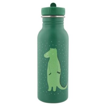 Zielona butelka bidon z nadrukiem krokodyla dla dziecka 500 ml. Trixie Baby Krokodyl Bidon Butelka 500 ml