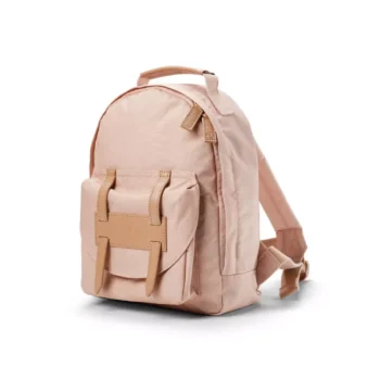 Mały różowy plecak dziecięcy z kieszenią z przodu i regulowanymi szelkami. Elodie Details Plecak BackPack MINI Blushing Pink