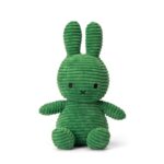Zielona pluszowa przytulanka królik z sztruksu dla dziecka. Miffy Corduroy GREEN przytulanka 23 cm