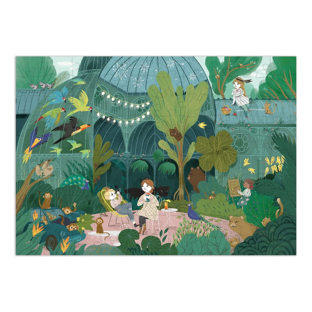 Moulin Roty Puzzle obserwacyjne 100 el. W ORANŻERII 642440
