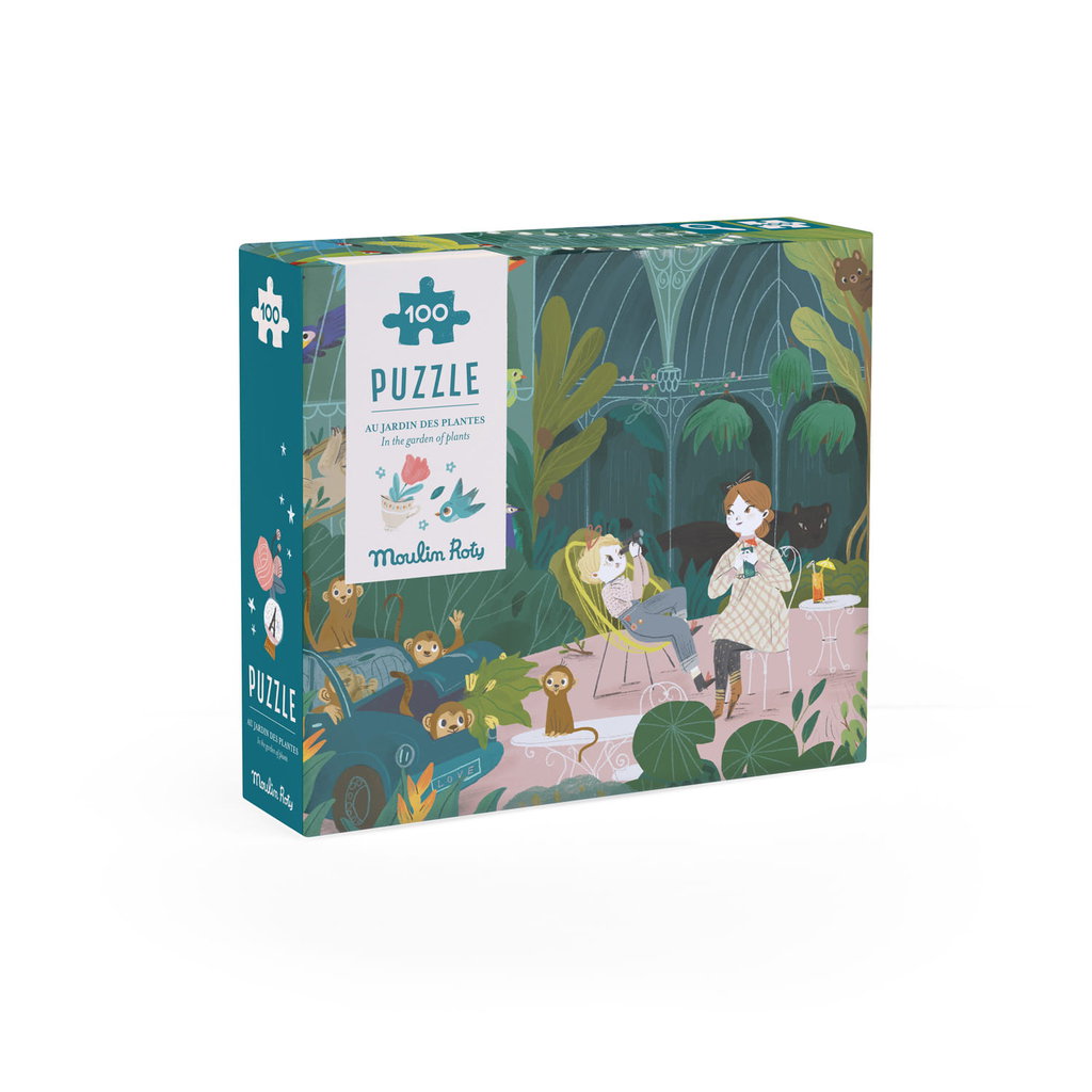 Moulin Roty Puzzle obserwacyjne 100 el. W ORANŻERII 642440