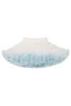Spódniczka tiulowa biała z niebieskim cieniowaniem dla dziecka. Fig&Pear Spódniczka tiulowa Iced Blue Dip-Dye