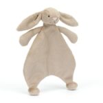 Beżowy króliczek szmatka przytulanka z miękkiego materiału dla niemowlaka 27 cm. Jellycat Króliczek Szmatka Przytulanka Beżowa 27 cm Króliczki