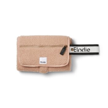 Przewijak różowy boucle z miękkiego materiału dla niemowlaka. Elodie Details Przewijak Pink Boucle