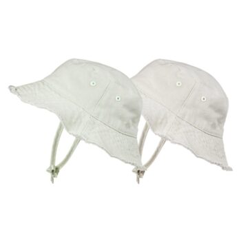 Biały kapelusz bucket hat z wiązaniem pod brodą dla dziecka 1-2 lata. Elodie Details Kapelusz Bucket Hat Gelato Green 1-2 lata