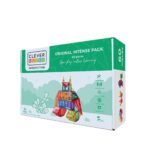 Klocki magnetyczne w różnych kolorach 60 elementów dla dzieci powyżej 3 lat. Cleverclixx Klocki magnetyczne Original Intense Pack 60 el