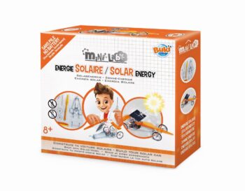 Zestaw naukowy do budowy samochodu napędzanego energią słoneczną dla dzieci powyżej 8 lat. Buki Mini Lab SAMOCHÓD SOLARNY