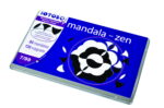 Podróżna magnetyczna układanka mandala zen w metalowym pudełku z elementami w czarno-białym wzorze dla dzieci i dorosłych. iOTOBO Podróżna Układanka Magnetyczna MANDALA ZEN