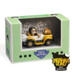Model kolekcjonerski samochodu z czaszką w złoto-białych kolorach dla dzieci. Djeco Autko CRAZY MOTORS MOTOR SKULL