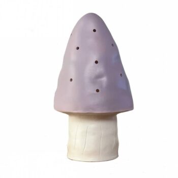 Lampka nocna LED w kształcie grzybka w kolorze lawendowym dla dziecka. Egmont Toys Lampka nocna LED Grzybek lawenda