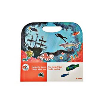 Magnetyczna układanka puzzle z motywem morza i zwierząt morskich dla dzieci. Egmont Toys Układanka gra magnetyczna Morze