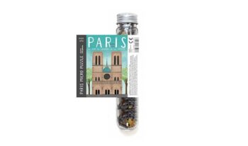 Puzzle kieszonkowe mikro menzurka z motywem katedry Notre Dame dla dzieci. Londji Puzzle dla dzieci mikro menzurka Notre Dame