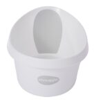 Szara wanienka dla dziecka typu toddler z wysokim oparciem. Shnuggle Wanienka dla Dziecka Toddler Grey