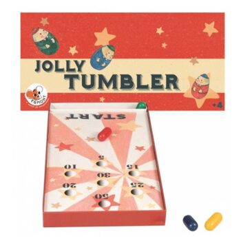 Gra zręcznościowa z kolorowymi pionkami i planszą z punktami dla dzieci. Egmont Toys Gra manualna JOLLY TUMBLER