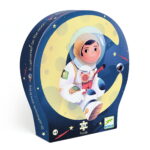 Puzzle tradycyjne 36 elementów astronauta na księżycu dla dzieci. Djeco Puzzle ASTRONAUTA NA KSIĘŻYCU 36 elem