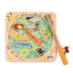 Drewniana gra zręcznościowa łowienie rybek z wędką dla dzieci. Tender Leaf Toys Drewniana gra zręcznościowa- Łowienie w stawie