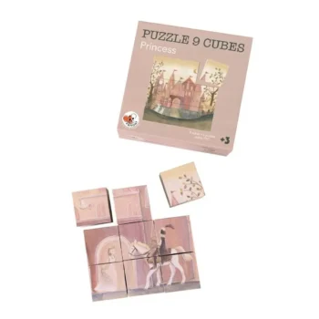 Układanka sześciany puzzle z motywem księżniczki dla dzieci powyżej 3 lat. Egmont Toys Puzzle układanka sześciany Księżniczki