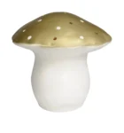 Lampka nocna LED w kształcie dużego grzybka złota dla dzieci. Egmont Toys Lampka nocna LED Grzybek Duży Złoty