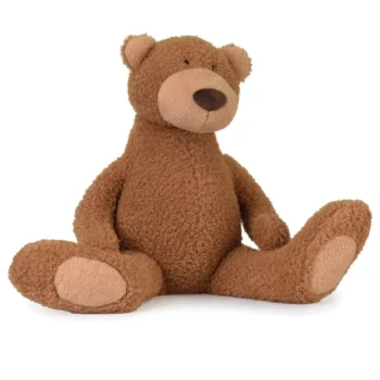 Duży pluszowy miś brązowy z jasnobrązowymi łapami i pyszczkiem przytulanka dla dziecka. Egmont Toys Przytulanka maskotka miś Anatol duży