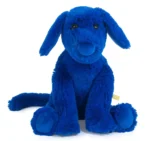 Pluszowy niebieski pies maskotka dla dziecka wysokość 36 cm. Moulin Roty Maskotka Niebieski Pies H36 cm