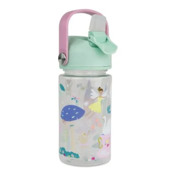 Butelka tritan 450 ml z różowo-miętową nakrętką i motywem baletnicy dla dziecka. Floss&Rock Baletnice Butelka Tritan 450 ml