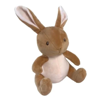 Pluszowy królik brązowy z jasnym brzuchem przytulanka dla dziecka. Egmont Toys Przytulanka maskotka Króliczek Bianca duży