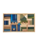 Wooden Story Drewniane Klocki w Skrzynce – Barwa Zimna