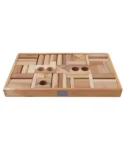 Wooden Story Drewniane Klocki w Skrzynce – Naturalne