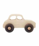 Drewniane auto na kółkach w stylu lat 50 dla dziecka naturalne drewno. Wooden Story Drewniana Zabawka na Kółkach Auto ’50s