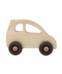 Drewniane auto na kółkach naturalne dla dziecka. Wooden Story Drewniana Zabawka na Kółkach Auto Eco
