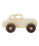 Drewniane retro auto na kółkach naturalne drewno zabawka dla dziecka. Wooden Story Drewniana Zabawka na Kółkach Auto Retro