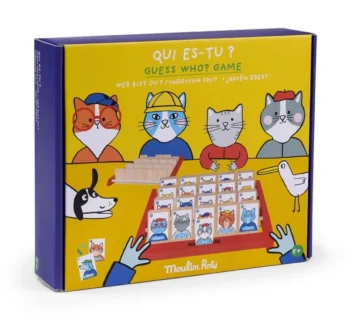 Gra edukacyjna zgadnij kto to z ilustracjami zwierząt dla dzieci. Moulin Roty Gra Zgadnij kto to? LES LOUFOQUES