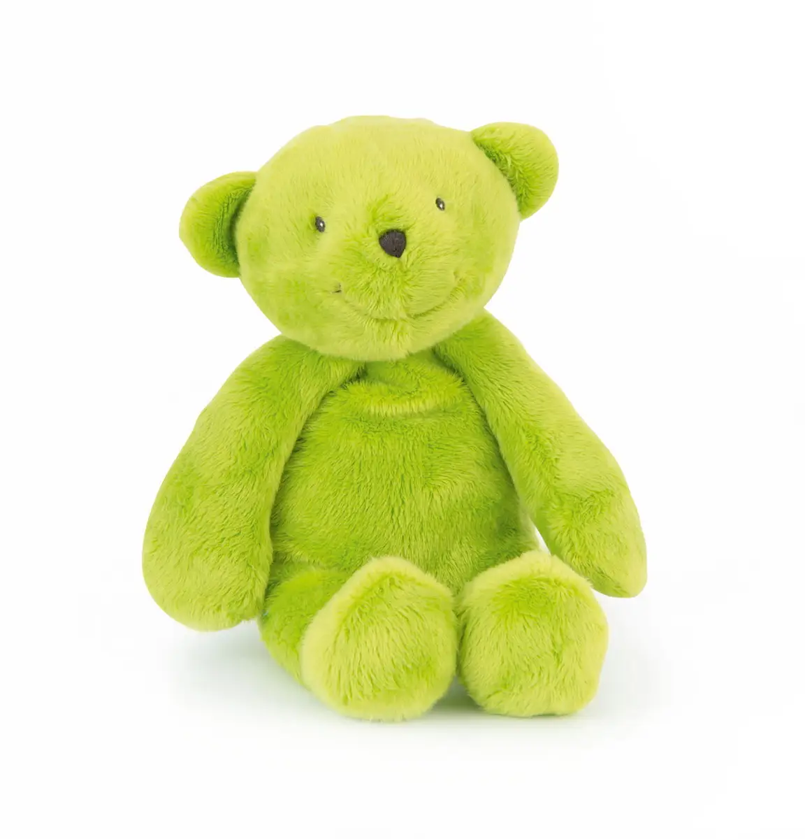 Pluszowy miś zielony maskotka dla dziecka 30 cm. Moulin Roty Maskotka miś zielony 30cm