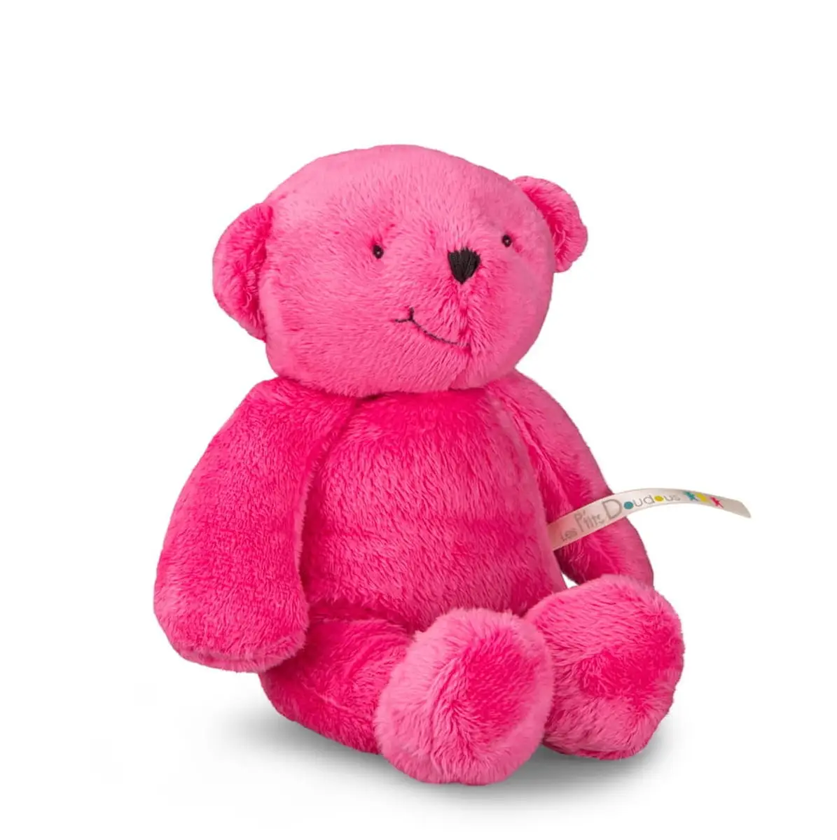Pluszowy różowy miś maskotka dla dziecka 30 cm. Moulin Roty Maskotka miś różowy 30cm