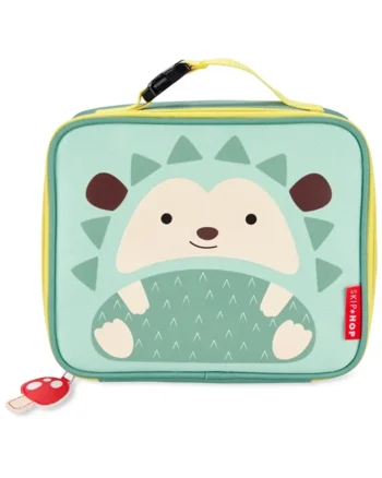 Torba termiczna na lunch miętowa z nadrukiem jeża dla dziecka. Skip Hop Torba Termiczna Lunch Bag Jeż ZOO