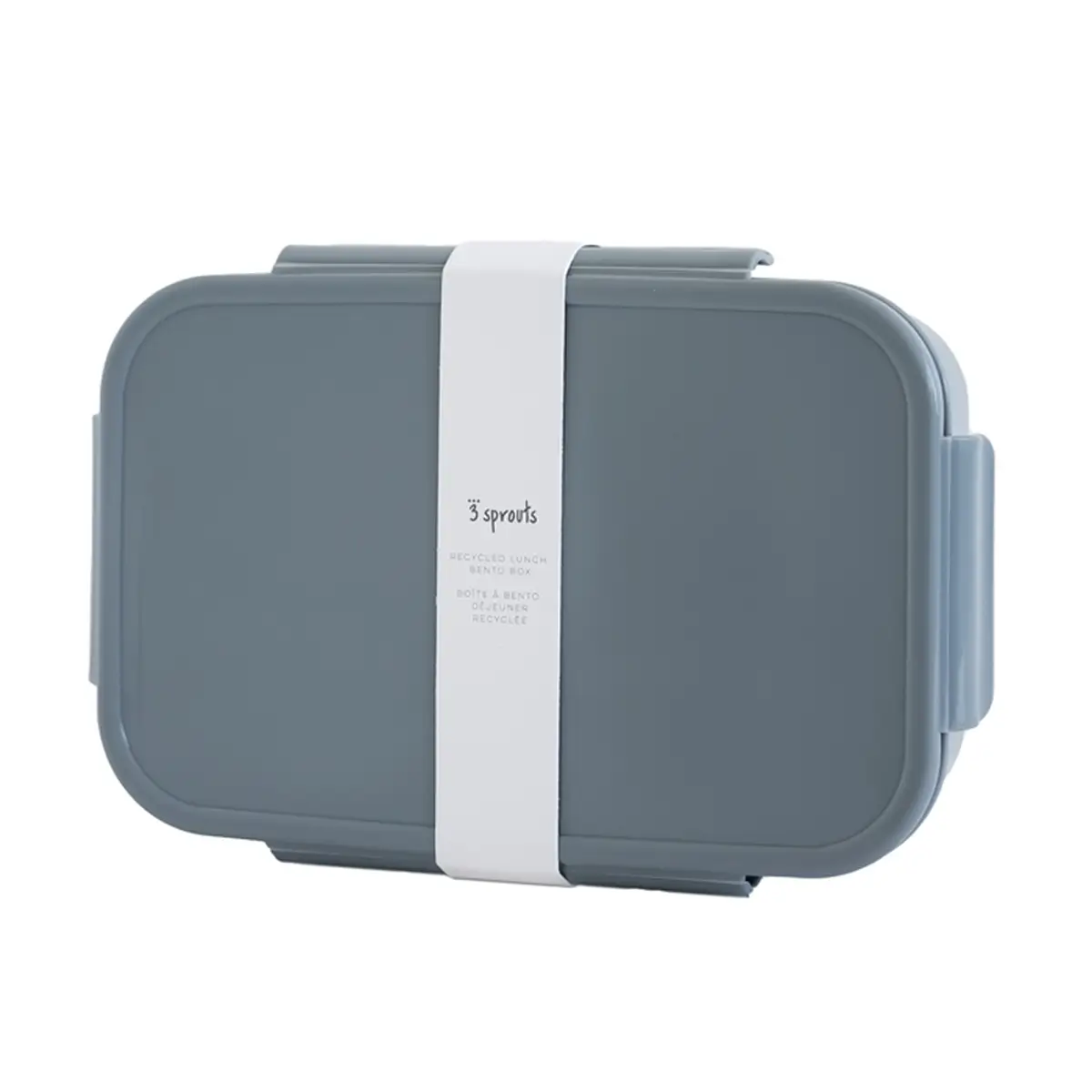 Niebieska śniadaniówka lunchbox bento z tworzywa dla dziecka. 3 Sprouts Lunchbox Bento Blue