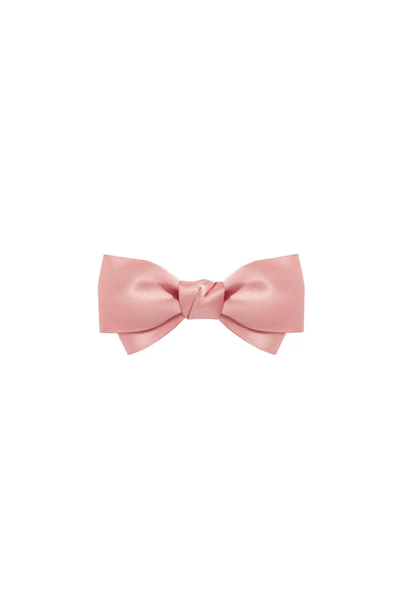 Spinka do włosów z różową kokardą dla dziewczynki. Fig&Pear Spinka do włosów z różową kokardą Coral Pink