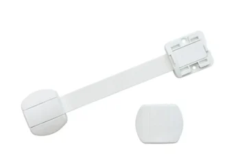 Uniwersalna biała blokada zabezpieczająca do mebli dla dzieci. Baby Dan Blokada uniwersalna Multi Lock white