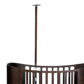 Drewniany drążek do baldachimu w kolorze orzechowym do łóżeczka dziecięcego Classic. Leander Drążek do baldachimu do łóżeczka Classic Walnut