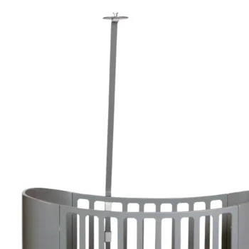 Szary metalowy drążek do mocowania baldachimu do łóżeczka dziecięcego Classic Grey. Leander Drążek do baldachimu do łóżeczka Classic Grey